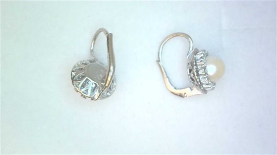 Cavallino Treporti - Via Fausta, 71/C - Orecchini Sommer Donna Vintage in Oro bianco Perla PE/ZAF.B - PE/ZAF.B